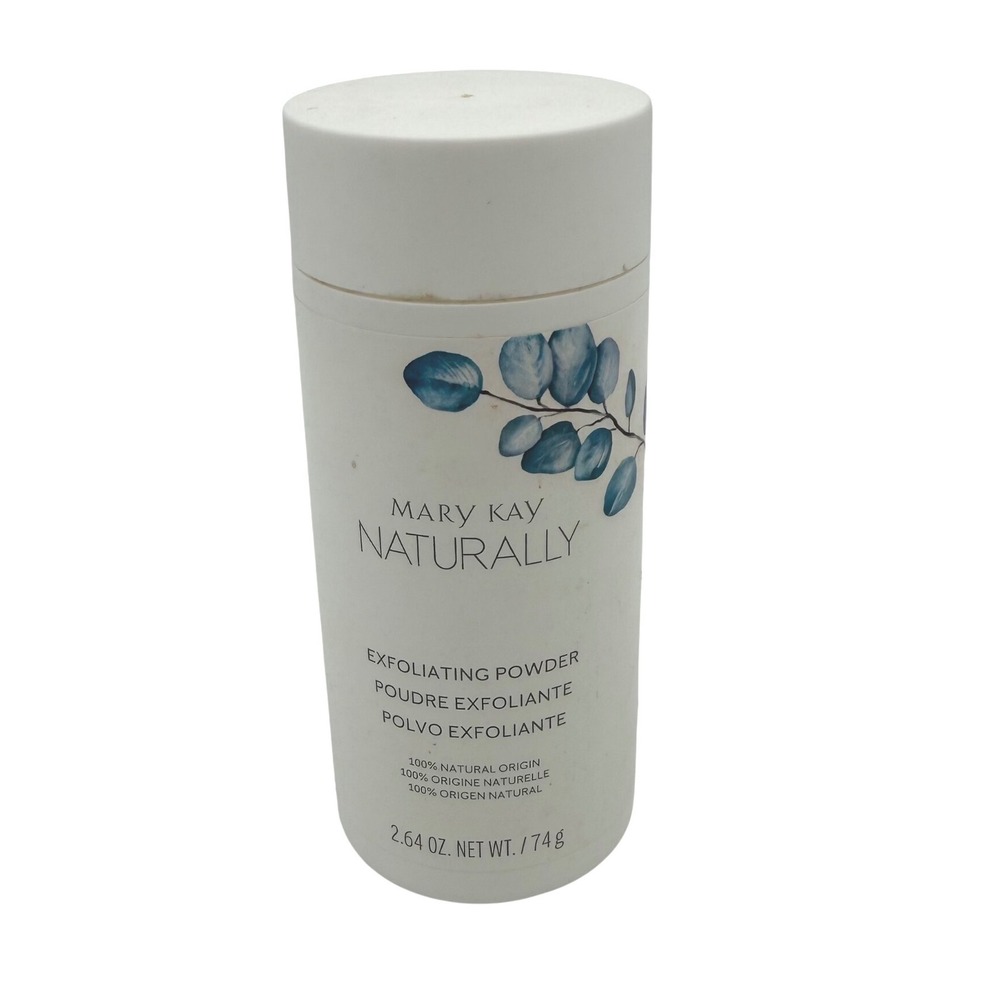 Mary Kay Naturally Exfoliating Powder 2.64 oz 74 g Normal to Dry Skin Face Scrub